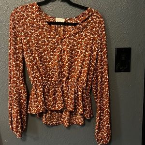 Sienna Skye brand, medium, burnt orange color